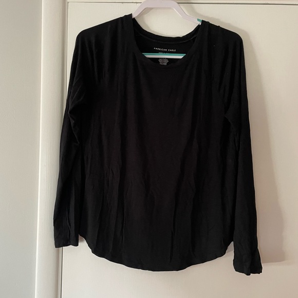 American Eagle Outfitters Tops - AEO Soft and Sexy Black Long Sleeve